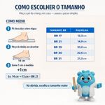 Tênis Ortopédico Infantil Blue Classic Fisiovital | Calçado Suporte Pé Plano Cano Alto