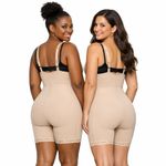 Macacão Modelador DeLinea Body com Perna Fisiovital | Cinta Pós-Cirúrgica Compressão Total