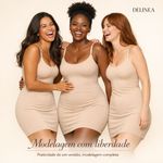 Vestido Modelador DeLinea Fisiovital | Cinta Pós-Cirúrgica Modela Cintura Quadril Coxa