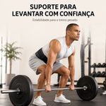 Cinta Lombar Ortopédica Fisiovital | Suporte Postural Hastes Rígidas Lombalgia