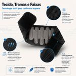 Cinta Lombar Ortopédica Fisiovital | Suporte Postural Hastes Rígidas Lombalgia