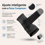 Munhequeira Ortopédica Fisiovital para Punho — Suporte Esportivo com Compressão Ajustável