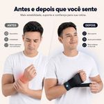 Munhequeira Ortopédica Fisiovital para Punho — Suporte Esportivo com Compressão Ajustável