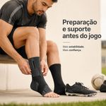 Tornozeleira Ortopédica Compressão Fisiovital | Estabilização Tornozelo Esportiva Crossfit