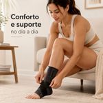 Tornozeleira Ortopédica Compressão Fisiovital | Estabilização Tornozelo Esportiva Crossfit