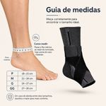 Tornozeleira Ortopédica Compressão Fisiovital | Estabilização Tornozelo Esportiva Crossfit