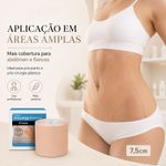 Bandagem Kinesiológica Premium 7,5cm Fisiovital – Fita Kinesio Tape para Pós-Cirúrgico e Peles Sensíveis