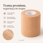 Faixa Cohesiva Autoaderente 5cm Fisiovital | Atadura Pediátrica Coban Sem Cola