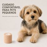 Faixa Cohesiva Autoaderente 5cm Fisiovital | Atadura Pediátrica Coban Sem Cola