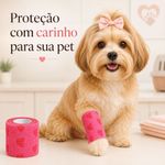 Faixa Cohesiva Autoaderente 5cm Fisiovital | Atadura Pediátrica Coban Sem Cola