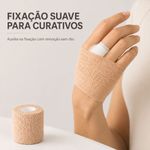 Faixa Cohesiva Autoaderente 5cm Fisiovital | Atadura Pediátrica Coban Sem Cola