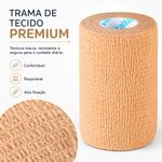 Faixa Cohesiva Autoaderente 7,5cm Fisiovital | Atadura Elástica Coban Hospitalar
