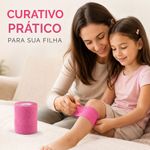 Faixa Cohesiva Autoaderente 7,5cm Fisiovital | Atadura Elástica Coban Hospitalar