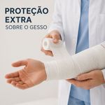 Faixa Cohesiva Autoaderente 7,5cm Fisiovital | Atadura Elástica Coban Hospitalar