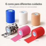 Faixa Cohesiva Autoaderente 7,5cm Fisiovital | Atadura Elástica Coban Hospitalar