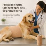 Faixa Cohesiva Autoaderente 10cm Fisiovital | Atadura Elástica Coban com Compressão