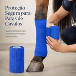 Faixa Cohesiva Autoaderente 10cm Fisiovital | Atadura Elástica Coban com Compressão