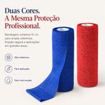 Faixa Cohesiva Autoaderente 15cm Fisiovital | Atadura Veterinária Coban Cavalo