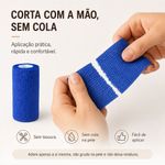 Faixa Cohesiva Autoaderente 15cm Fisiovital | Atadura Veterinária Coban Cavalo