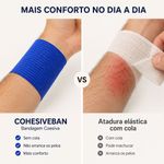 Faixa Cohesiva Autoaderente 15cm Fisiovital | Atadura Veterinária Coban Cavalo