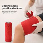 Faixa Cohesiva Autoaderente 15cm Fisiovital | Atadura Veterinária Coban Cavalo