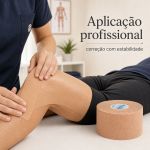 Bandagem Rígida Rayon Bege 3,8cm Fisiovital | Athletic Tape McConnell Reabilitação