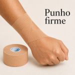 Bandagem Rígida Rayon Bege 3,8cm Fisiovital | Athletic Tape McConnell Reabilitação