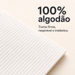 Bandagem Rígida Esportiva Branca 3,8cm Fisiovital | Athletic Tape Algodão Suporte Articular