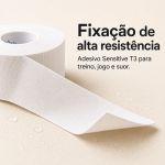 Bandagem Rígida Esportiva Branca 3,8cm Fisiovital | Athletic Tape Algodão Suporte Articular
