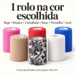 Faixa Coesiva Autoaderente 7,5cm x 4,5m Fisiovital CohesiveBan — 1 Rolo