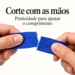 Faixa Coesiva Autoaderente 7,5cm x 4,5m Fisiovital CohesiveBan — 1 Rolo