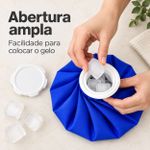 Bolsa de Gelo Flexível Fisiovital G 1,8 L — Compressa Fria Reutilizável