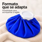 Bolsa de Gelo Flexível Fisiovital G 1,8 L — Compressa Fria Reutilizável
