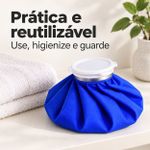 Bolsa de Gelo Flexível Fisiovital G 1,8 L — Compressa Fria Reutilizável