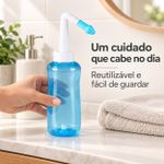 Higienizador Nasal Fisiovital 300 ml — Lavador com Bicos Adulto e Infantil
