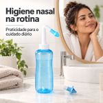 Higienizador Nasal Fisiovital 300 ml — Lavador com Bicos Adulto e Infantil