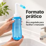 Higienizador Nasal Fisiovital 300 ml — Lavador com Bicos Adulto e Infantil