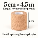 Faixa Coesiva Autoaderente 5cm x 4,5m Fisiovital CohesiveBan — 1 Rolo