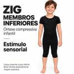 ZIG Órtese Compressiva MMII Infantil Fisiovital | Calça Sensorial Deep Pressure Autismo