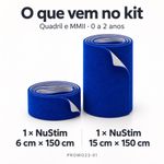 Kit NuStim Quadril e MMII 0 a 2 anos Fisiovital | 2 Faixas Neuro Neuropediatria