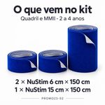 Kit NuStim Quadril e MMII 2 a 4 anos Fisiovital | 3 Faixas Neuro Neuropediatria