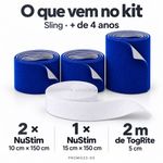 Kit Sling NuStim e Togrite + de 4 anos Fisiovital | 4 Faixas Neuro Neuropediatria
