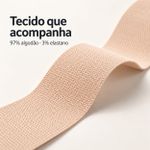Bandagem Kinesiológica Premium Waterproof 5cm Fisiovital – Fita Kinesio Tape Bege Claro à Prova d’Água