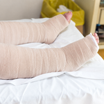 Bandagem Compress L Fisiovital Curto Estiramento — Faixa Compressiva 100% Algodão 4,5 m
