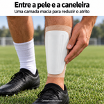 Pré-Taping Futebol Bege 7cm x 27m Fisiovital | Underwrap para Proteção da Pele sob a Caneleira