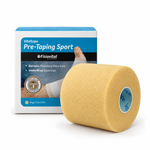 Pré-Taping Futebol Bege 7cm x 27m Fisiovital | Underwrap para Proteção da Pele sob a Caneleira