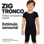 ZIG Tronco Infantil Fisiovital | Órtese Compressiva Sensorial, 1 Peça