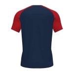 Camiseta Manga Curta Academy IV Azul/Vermelho Joma
