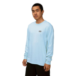 Camiseta Manga Longa Orgânica Azul Claro Florence