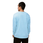 Camiseta Manga Longa Orgânica Azul Claro Florence